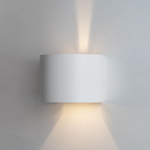 Уличное освещение Уличный настенный светодиодный светильник Italline IT01-A310R white белый металл