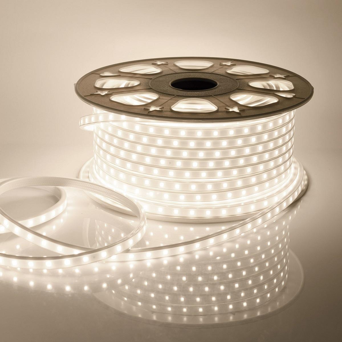 Светодиодные лент Светодиодная влагозащищенная лента Apeyron m 60LED m 2835SMD теплый белый пластик