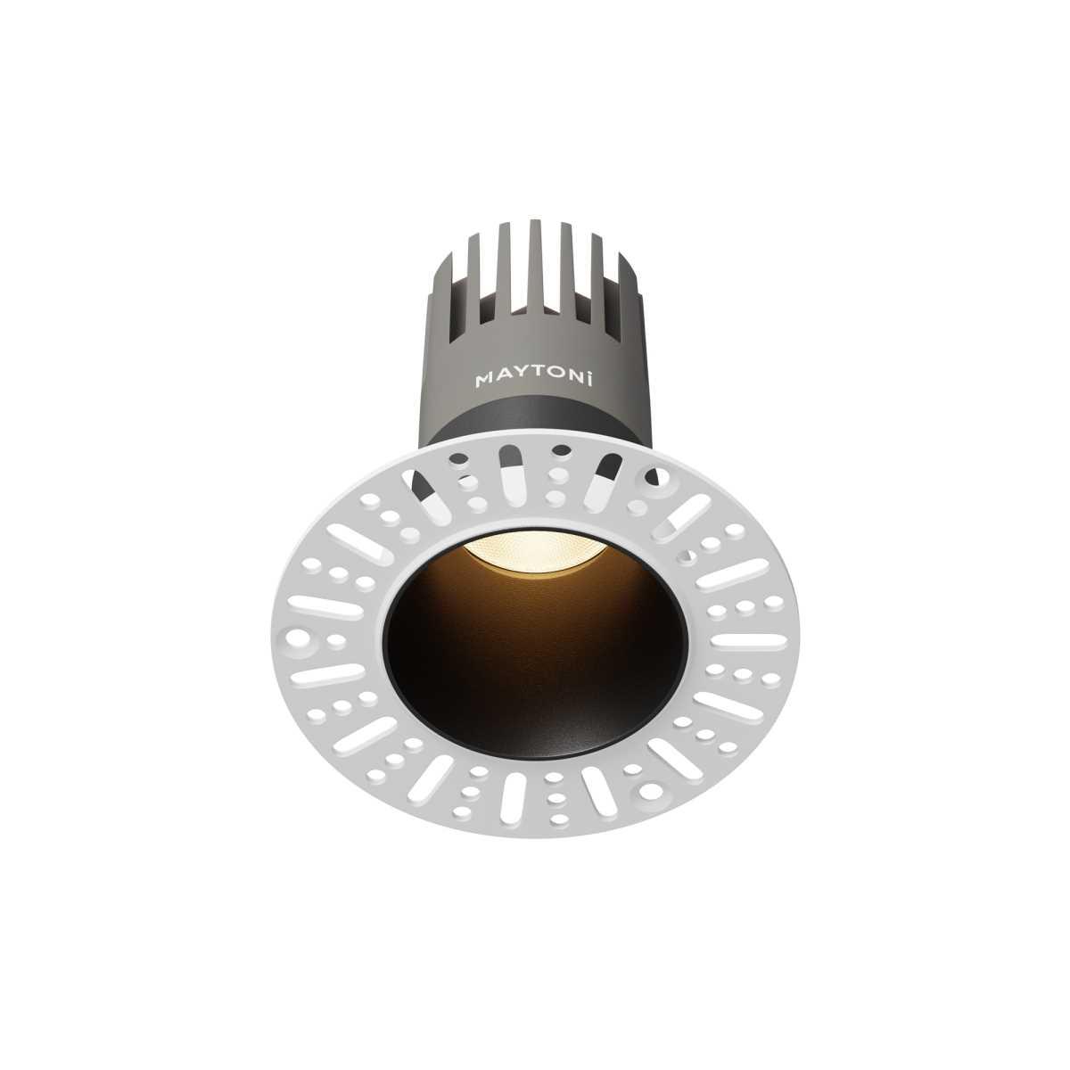 Светильник Встраиваемый светильник Maytoni Technical Downlight Dip черный металл
