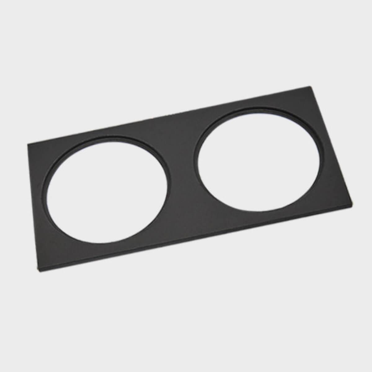 Комплектующие для освещения Рамка декоративная Italline IT08-8015 black черный металл