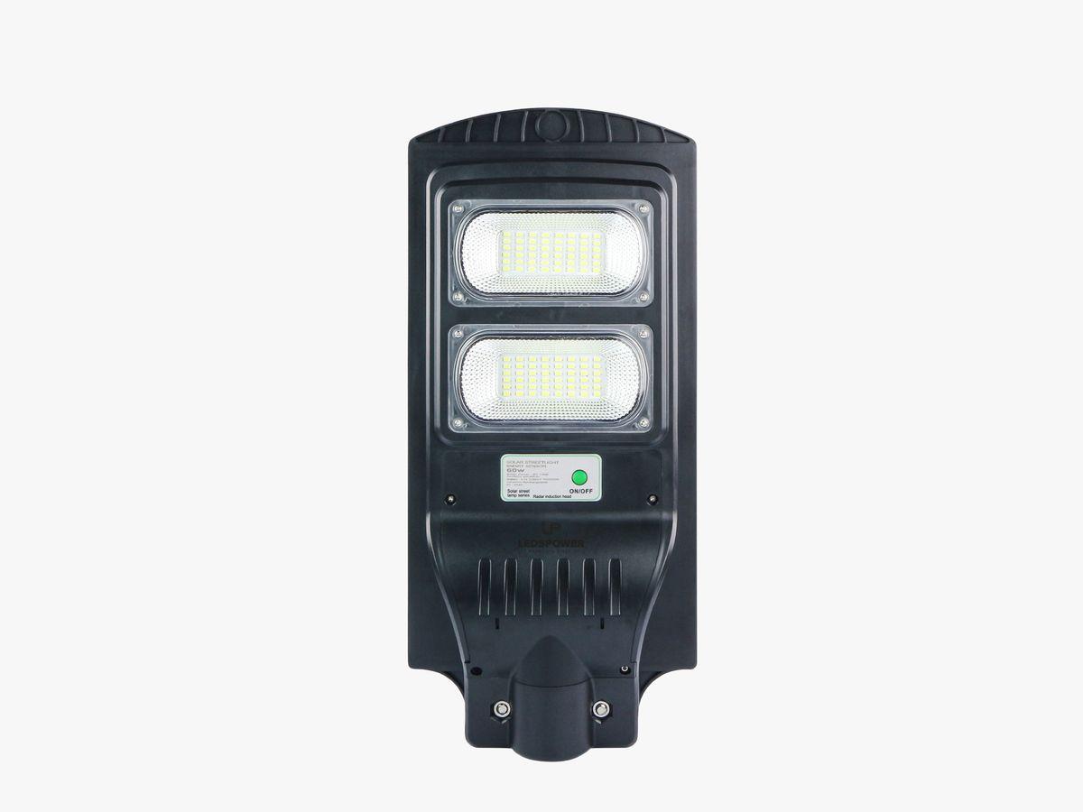 Уличное освещение Светодиодный прожектор на солнечной батарее LEDS POWER 30Вт 6500К (серия TRS04) 004921 черный металл