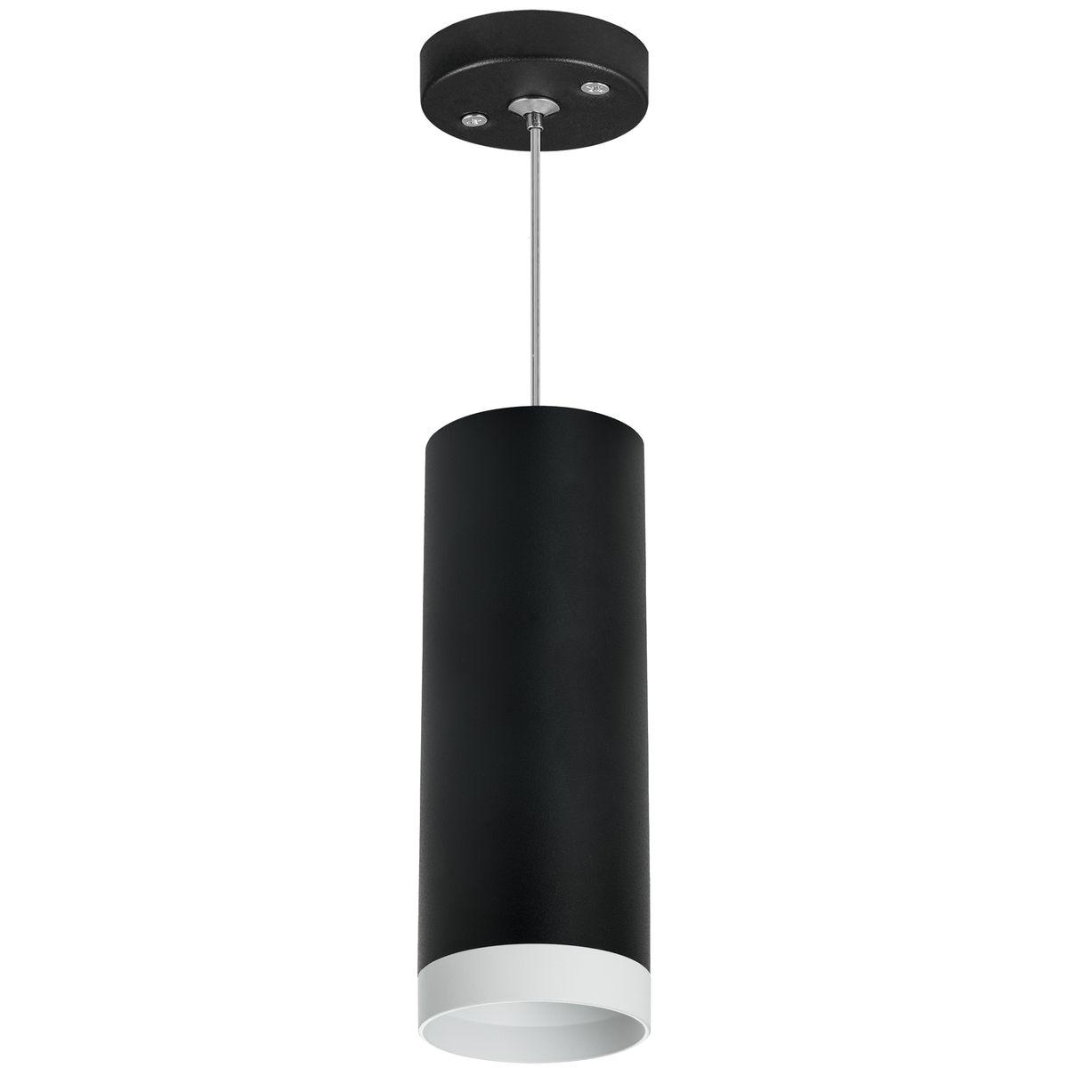 Светильник Комплект с подвесным светильником Lightstar Rullo (214487+590057+203436) черный металл
