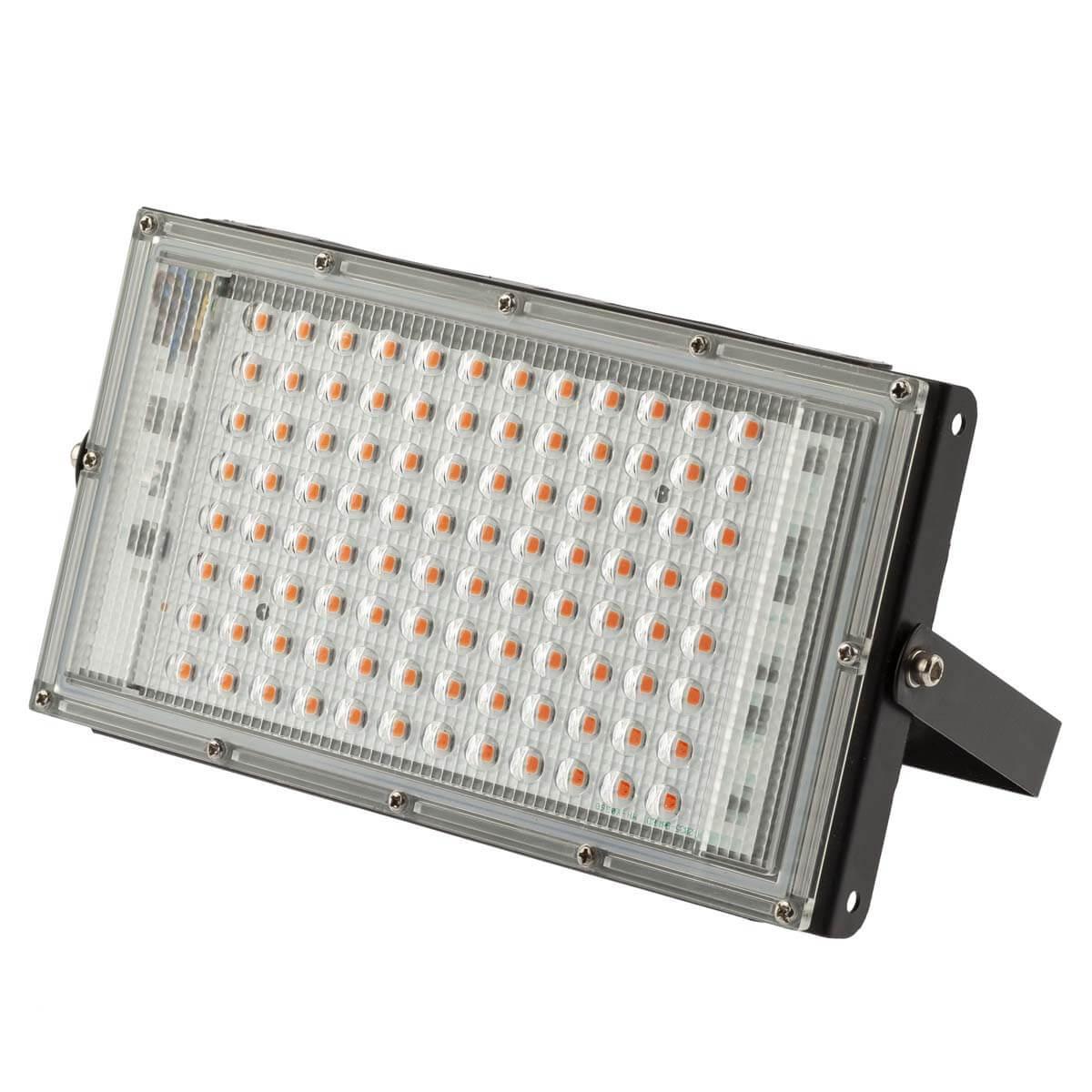 Уличное освещение Прожектор светодиодный для растений ЭРА 50W 1310K Fito-80W-RB-Led-Y Б0053082 черный пластик