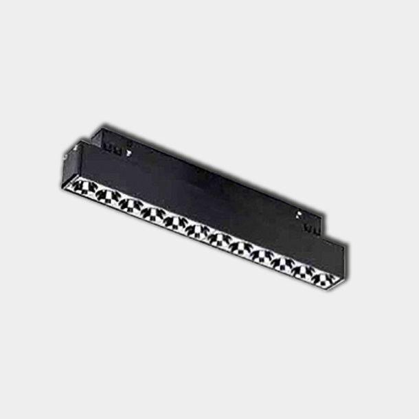 Трековые светильник Трековый светодиодный светильник Italline black черный металл