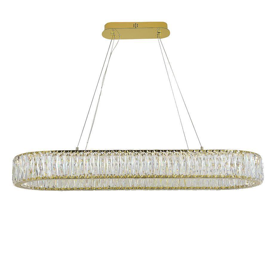 Подвесные светильник Светильник 8240 90 oval gold золото металл