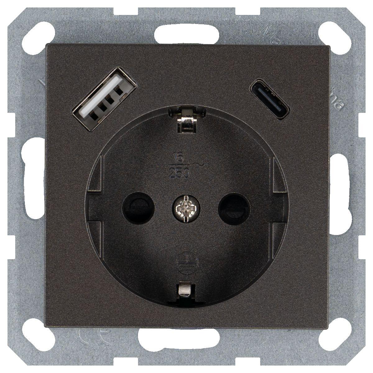 Электротовар Розетка Jasmart G5501USB-25Z