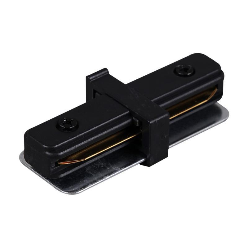 Трековые систем Коннектор Reluce RL 06037 straight connector BK черный металл