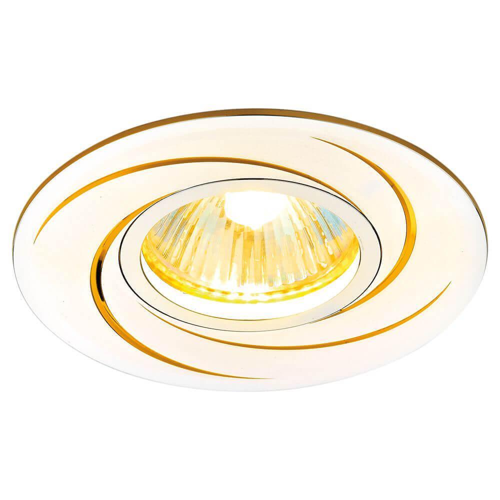 Светильник Встраиваемый светильник Ambrella light Classic A506 AL G золото металл