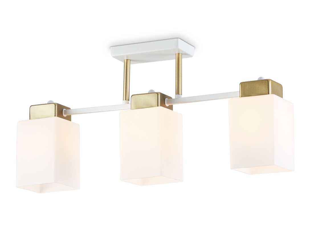 Люстры на штанге Люстра на штанге Ambrella light TRADITIONAL белый металл