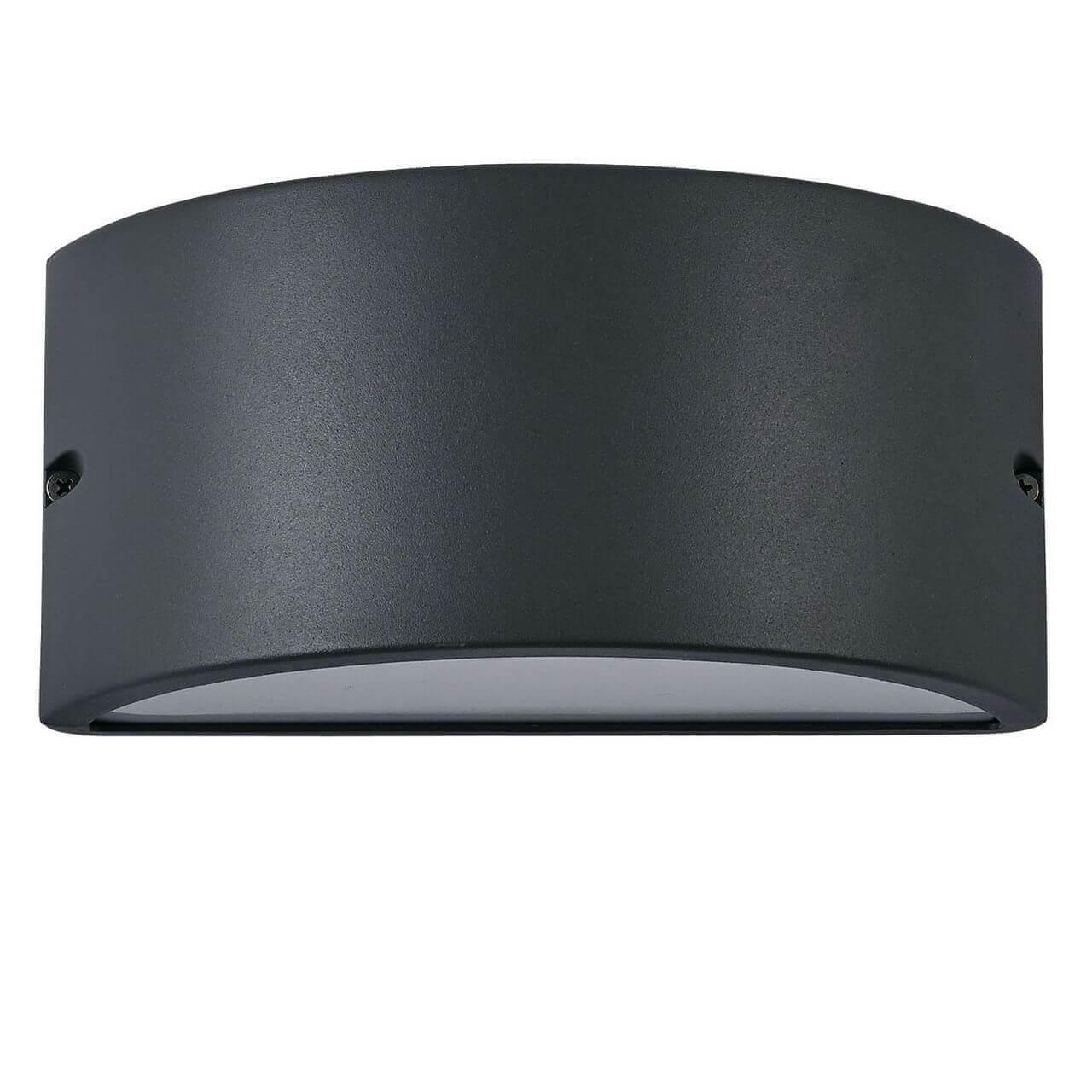 Уличное освещение Уличный настенный светильник Ideal Lux Rex-2 AP1 Antracite 092423 серый пластик