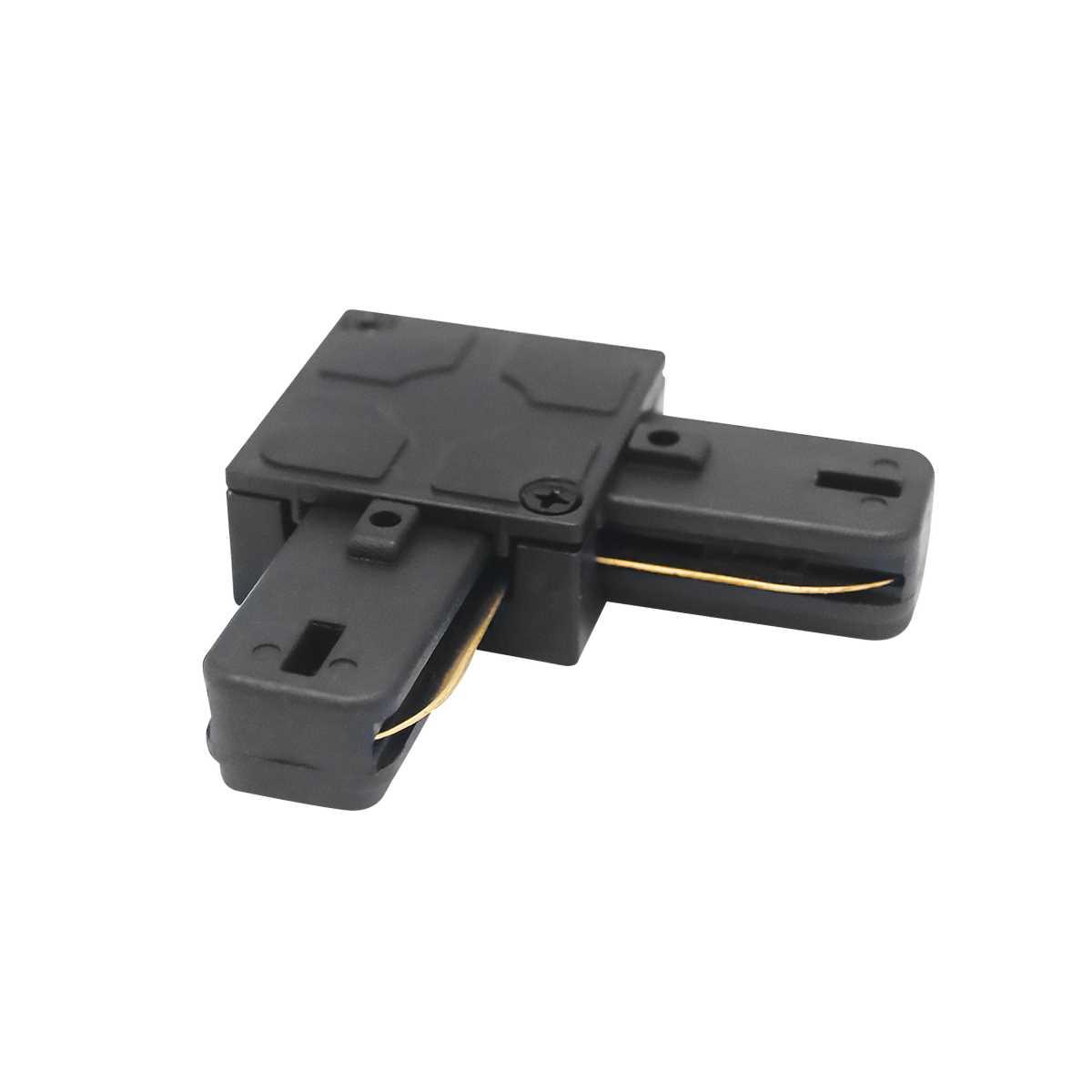 Трековые систем Угловое соединение для трека к 50202X-P, 50203X-P Lightstar Barra 502127-P черный пластик