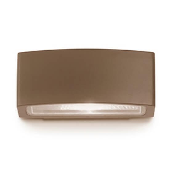 Уличное освещение Уличный настенный светильник Ideal Lux Andromeda AP1 Coffee 163536 коричневый металл
