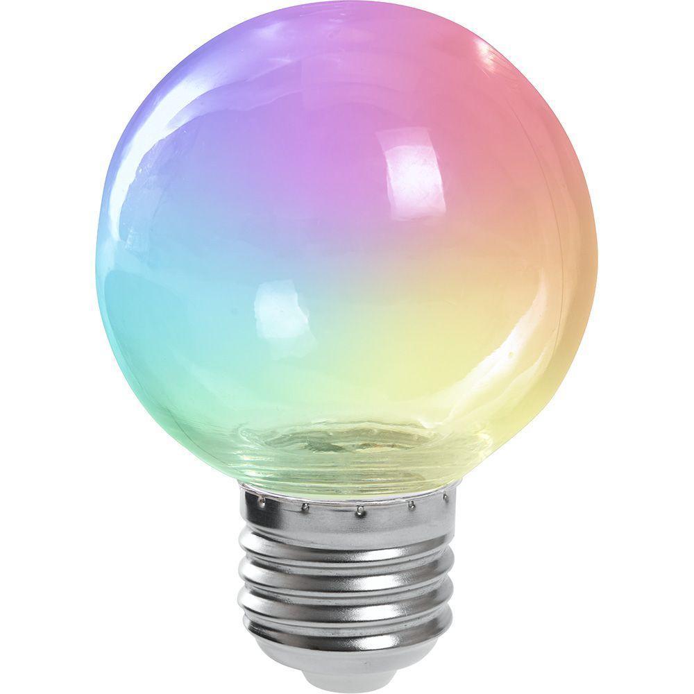 Лампочк Лампа светодиодная Feron RGB прозрачный прозрачный пластик