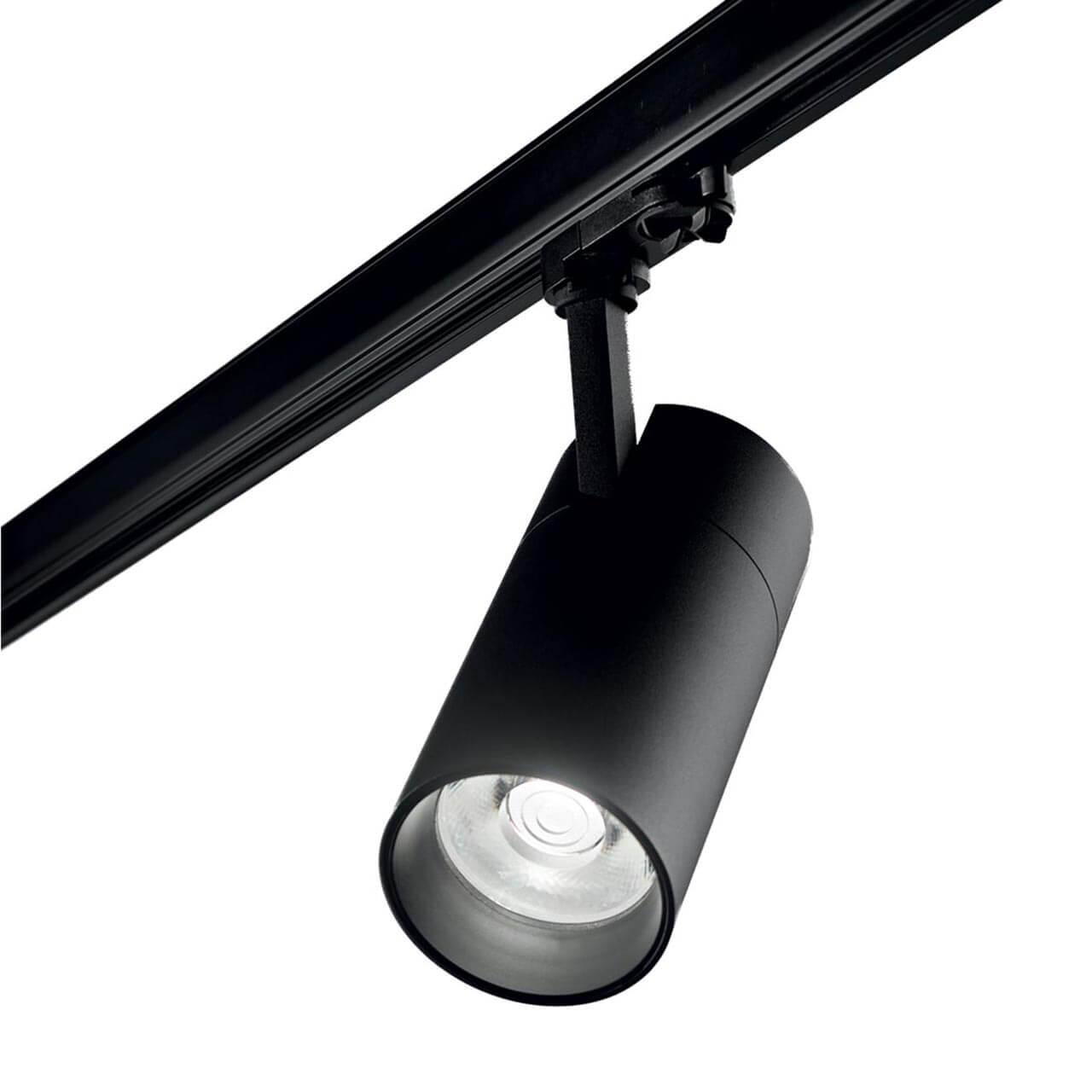 Трековые светильник Трековый светодиодный светильник Ideal Lux Quick 30 черный металл