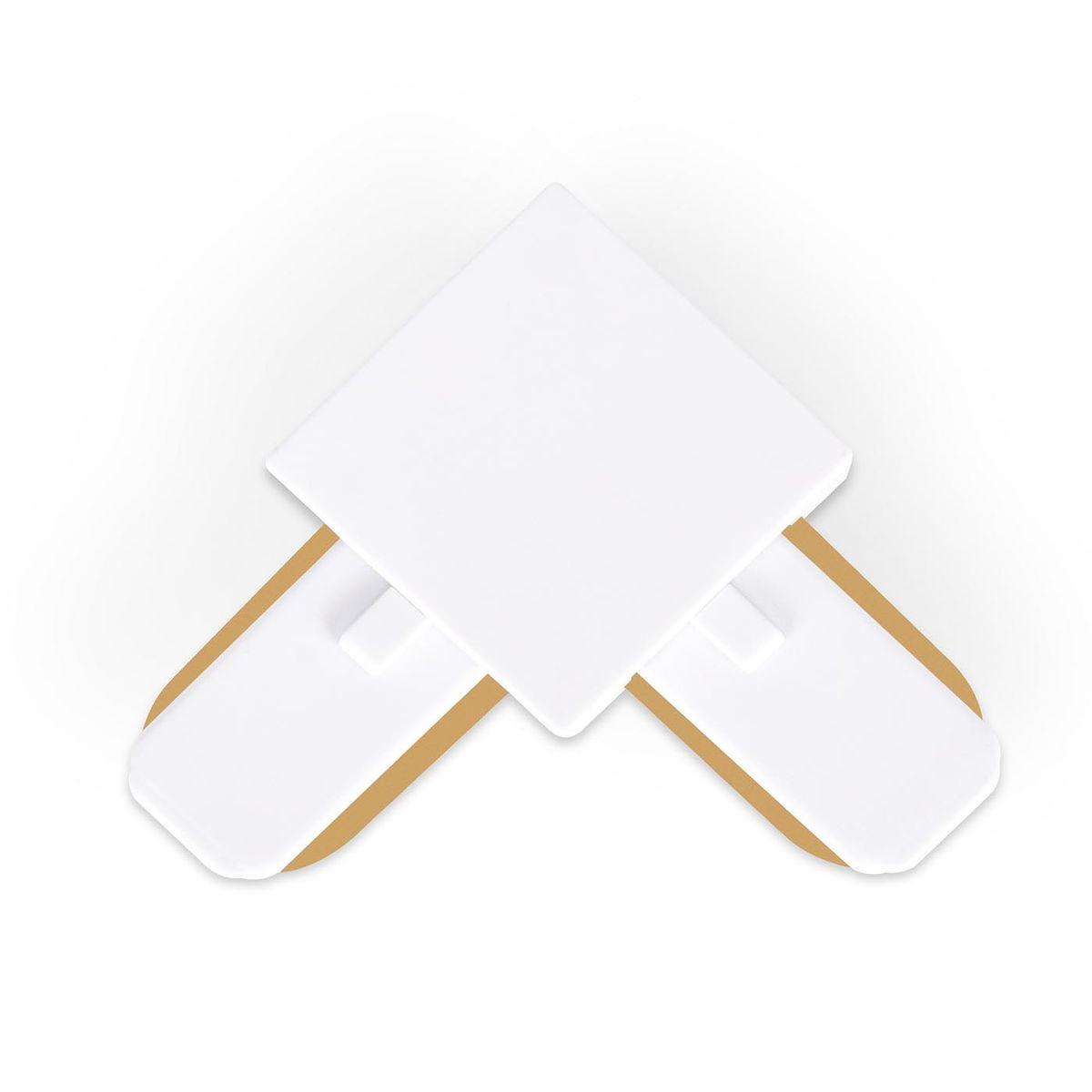 Трековые систем Коннектор L-образный Ambrella light Track System GL7070 белый пластик