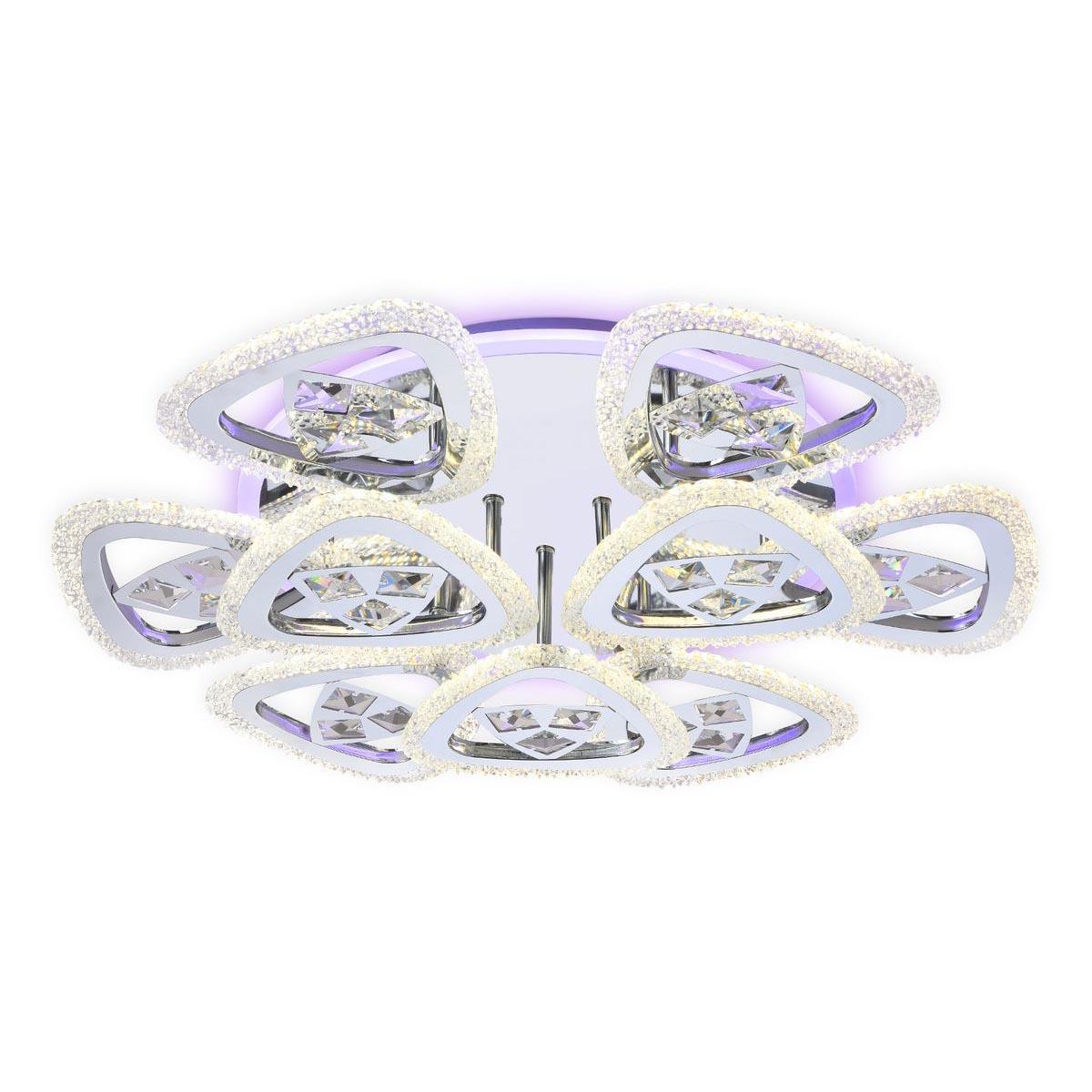 Потолочная люстра Потолочная светодиодная люстра Ambrella light Original хром пластик