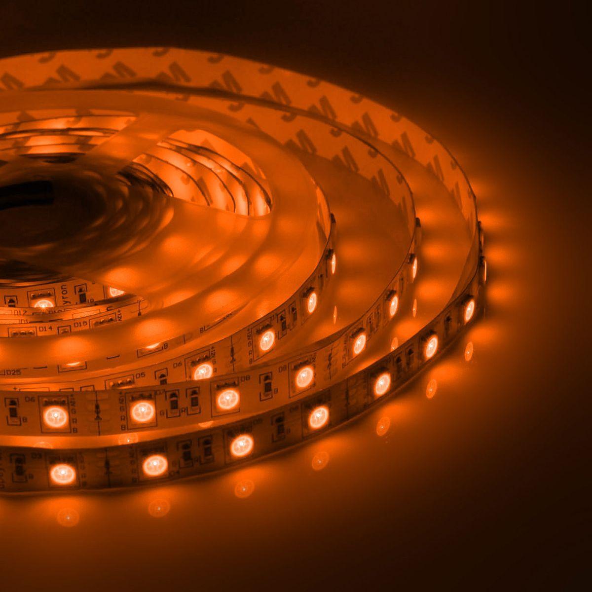 Светодиодные лент Светодиодная лента Apeyron m 30LED m 5050SMD разноцветная 5M 38BL белый пластик
