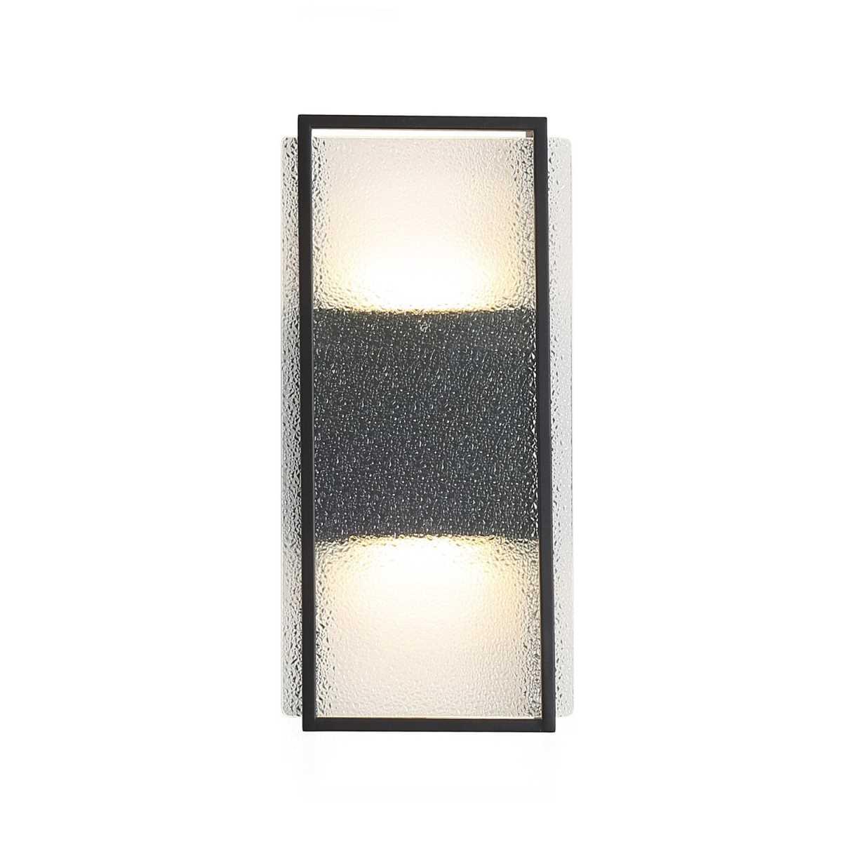 Уличное освещение Уличный настенный светильник Favourite Powder 4826-2W черный стекло