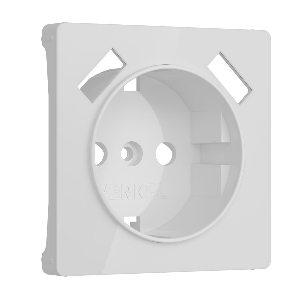 Электротовар Накладка для розетки Werkel USB белый акрил W1179541 4690389197383 белый пластик