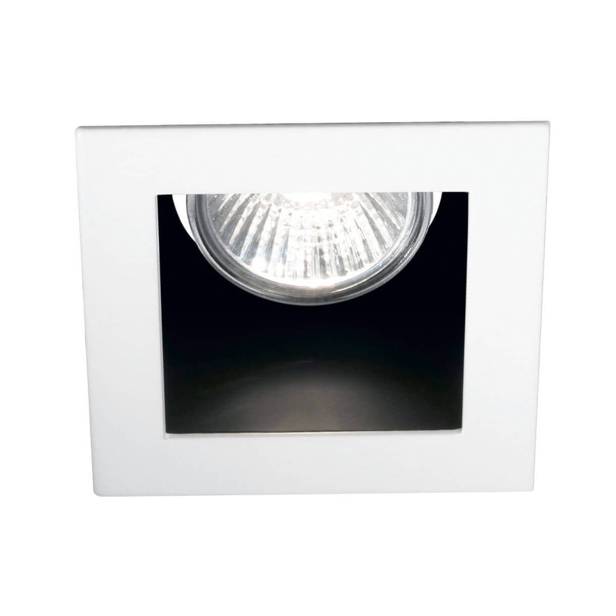 Офисное освещение Встраиваемый светильник Ideal Lux Funky Bianco 083230 белый металл