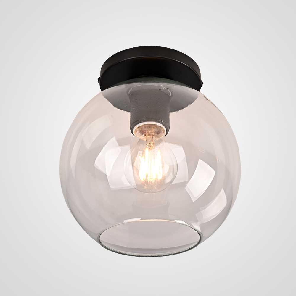 Потолочные светильник Светильник RH Utilitaire Globe Shade Flushmount бронза металл