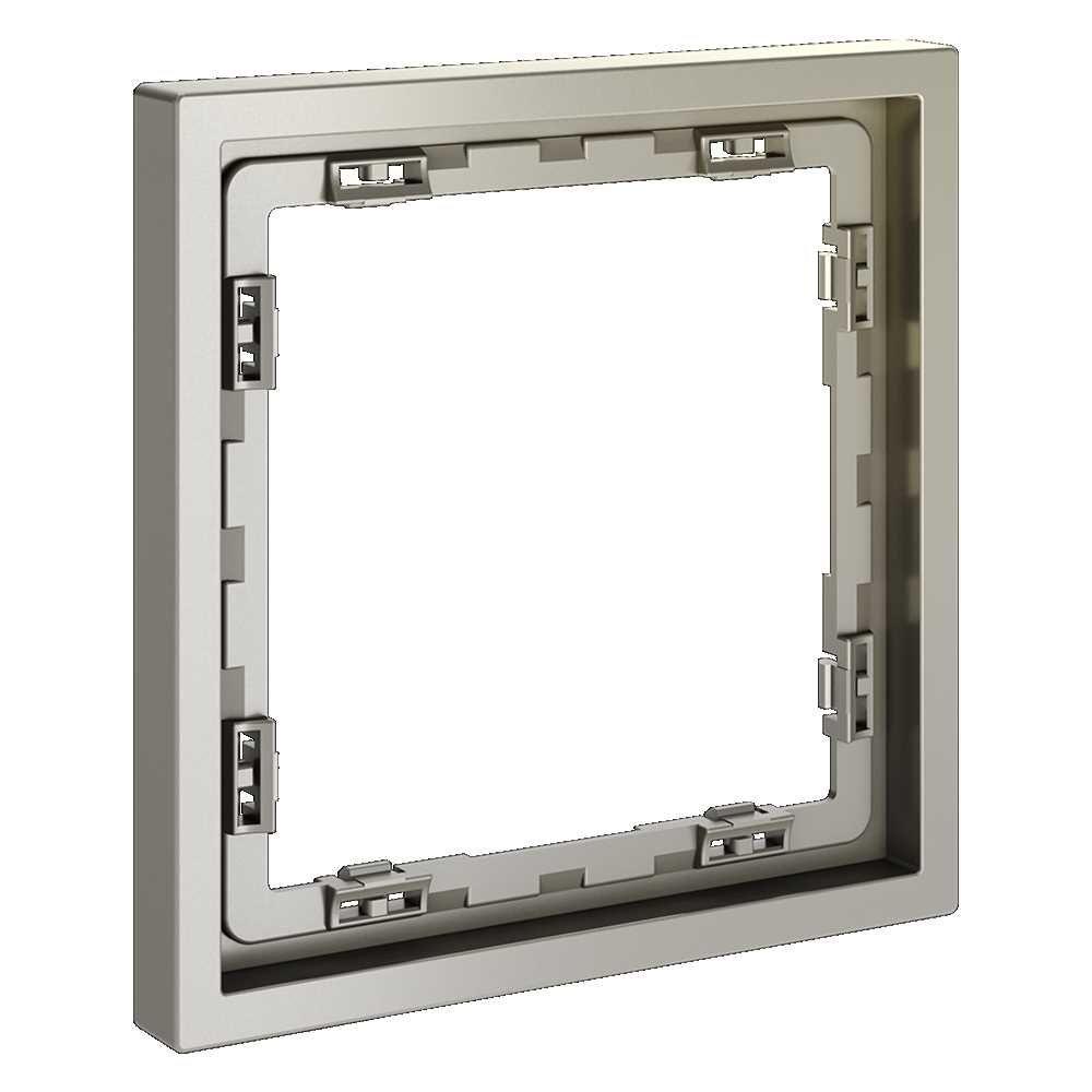 Электротовар Рамка пластиковая Voltum S70 на 1 пост, (шелк) VLS100104 пластик