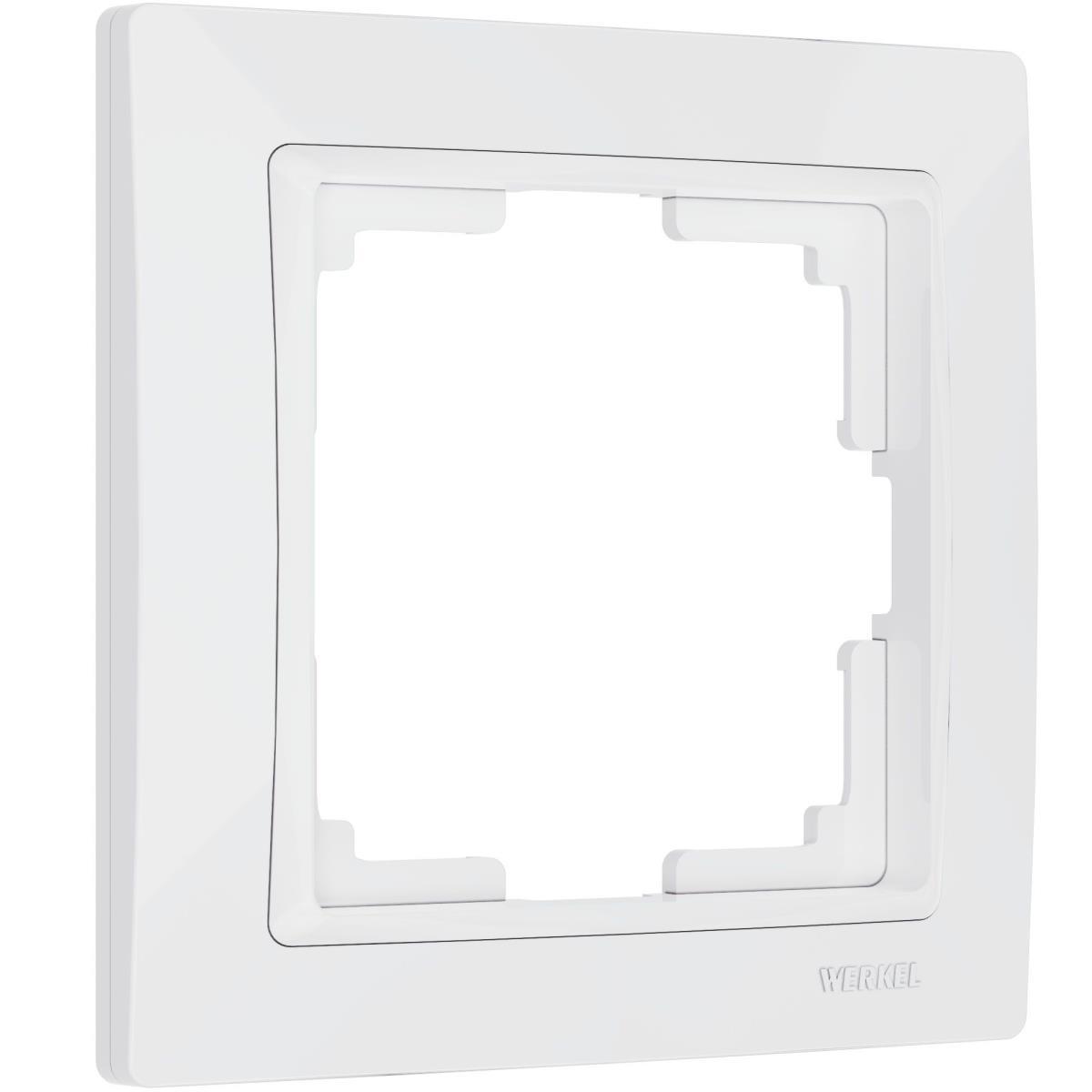 Электротовар Рамка на 1 пост Werkel Snabb basic белый W0012001 4690389160769 белый пластик
