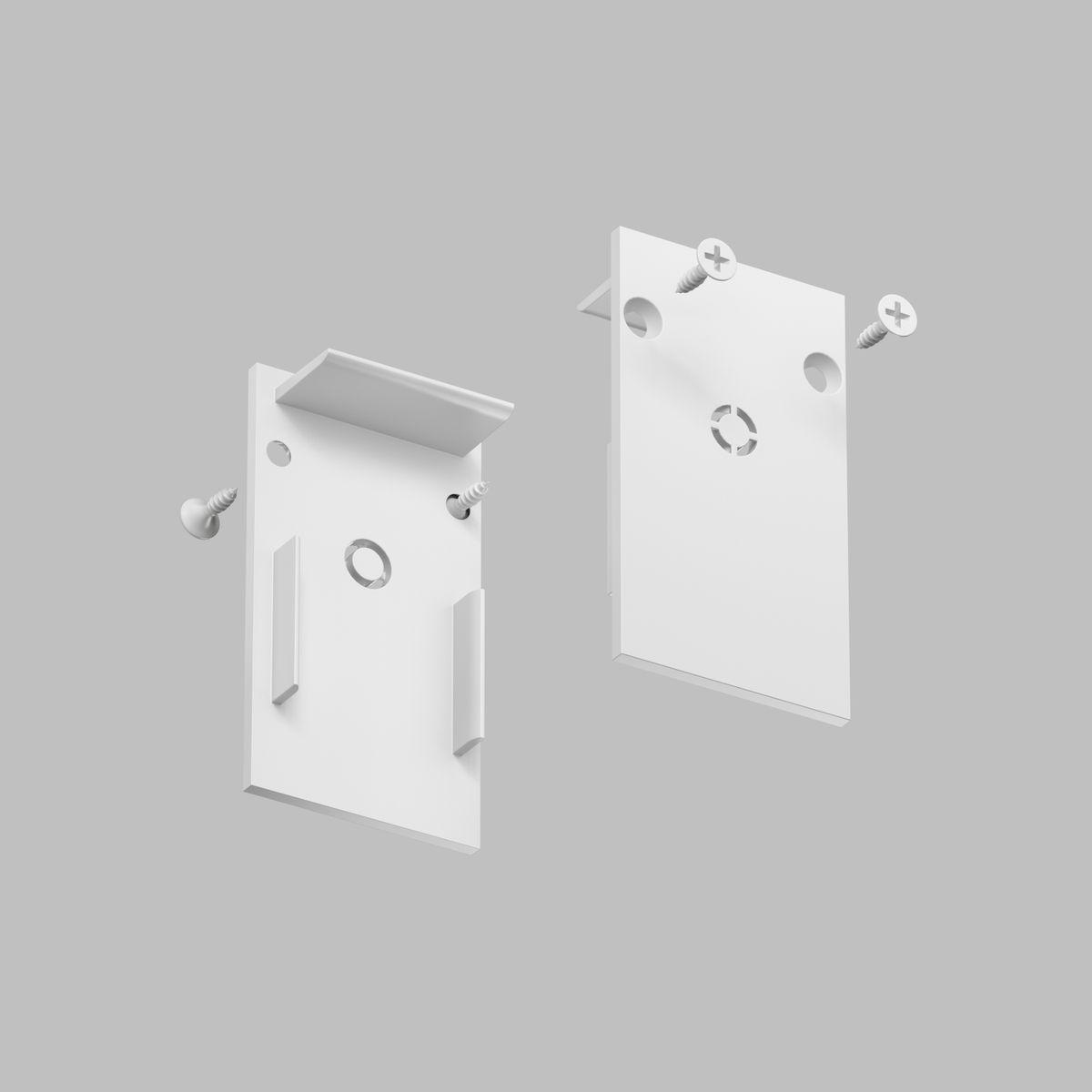 Трековые систем Торцевые заглушки для шинопровода Smart Base TR2107-WH белый пластик