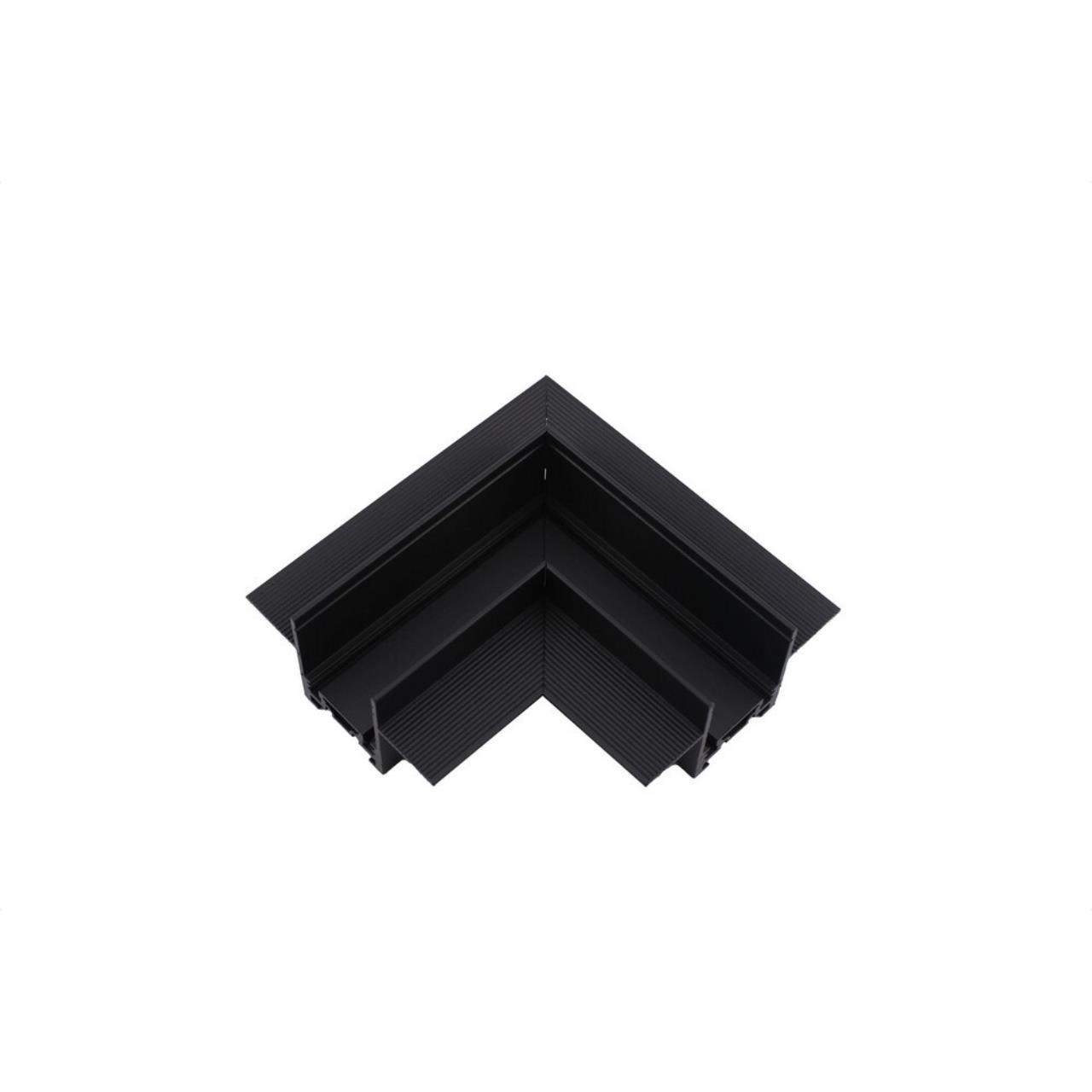 Трековые систем Соединитель угловой встраиваемый Aployt Magnetic track 48 APL.0182.00.04 черный металл