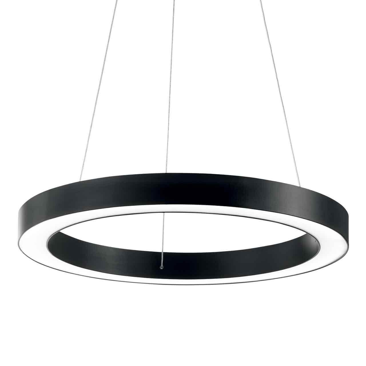 Подвесные светильник Светильник Oracle D60 Round Nero черный пластик