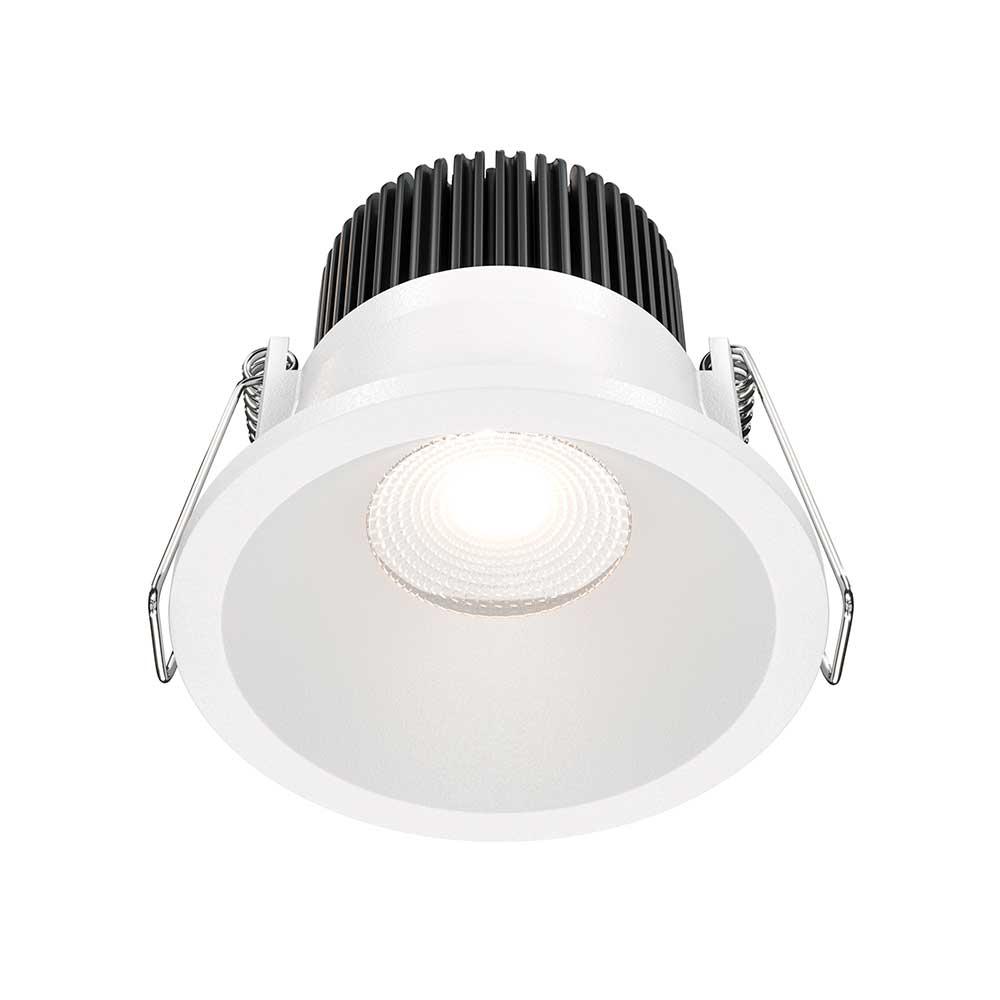 Офисное освещение Встраиваемый светодиодный светильник Maytoni Technical Zoom DL034-01-06W4K-W белый металл