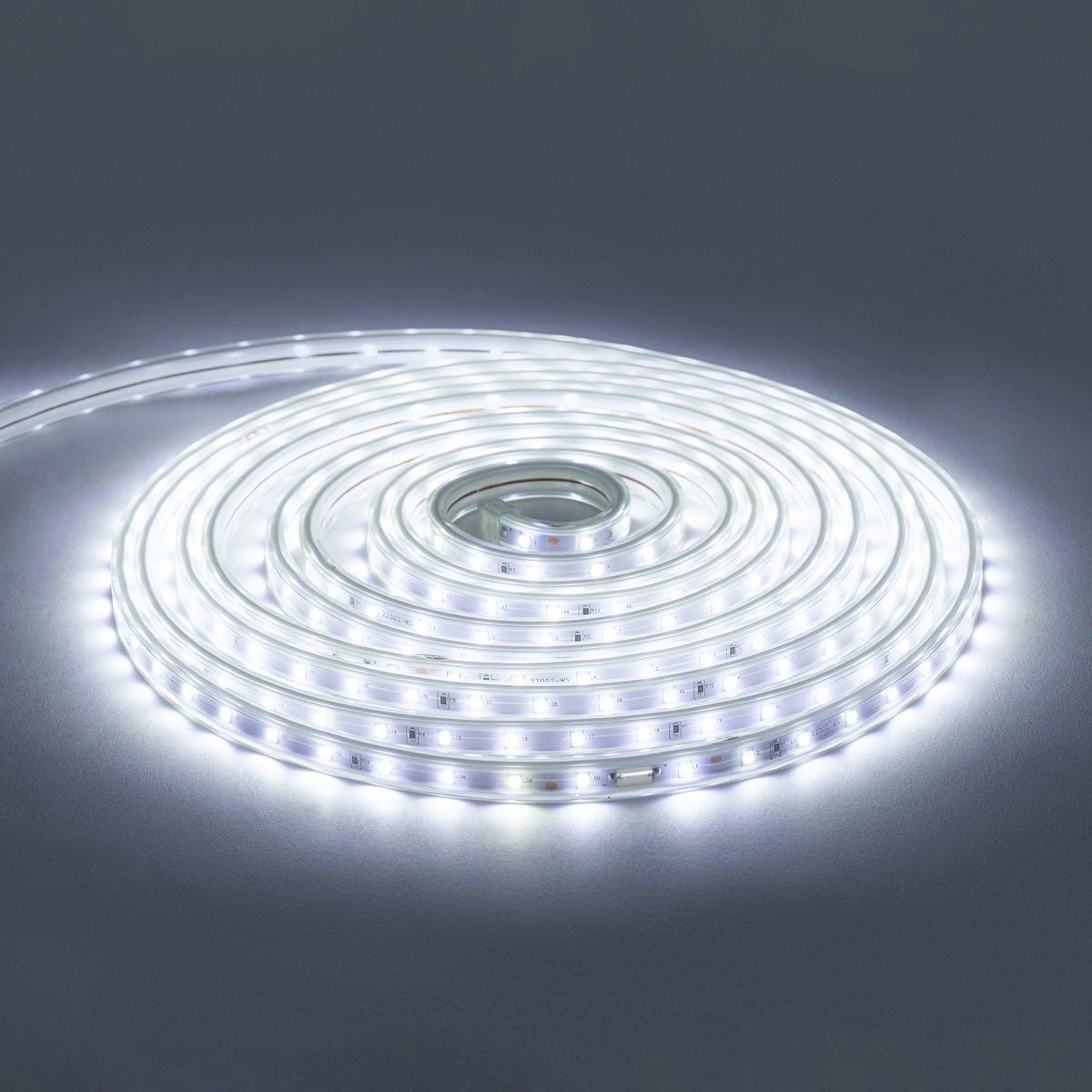 Светодиодные лент Светодиодная влагозащищенная лента Apeyron m 60LED m 2835SMD холодный белый пластик