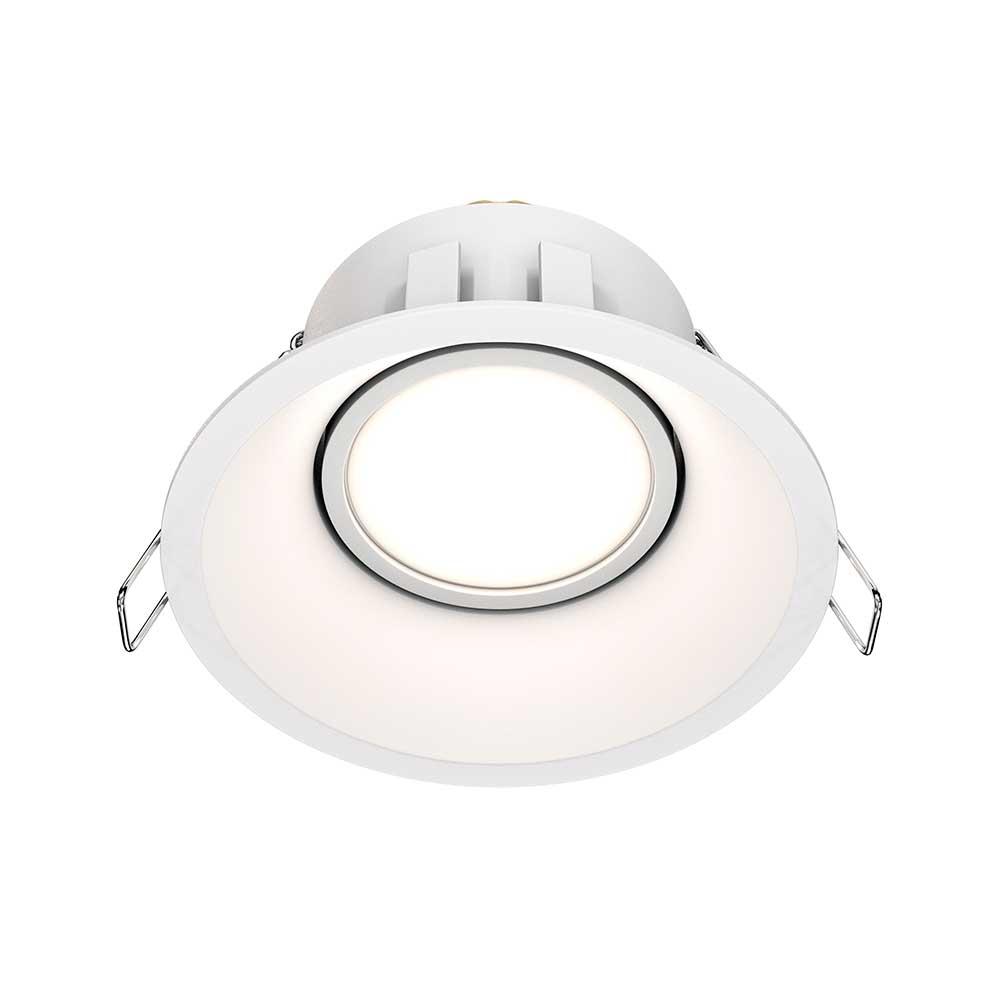 Офисное освещение Встраиваемый светильник Maytoni Dot DL028-2-01W белый металл