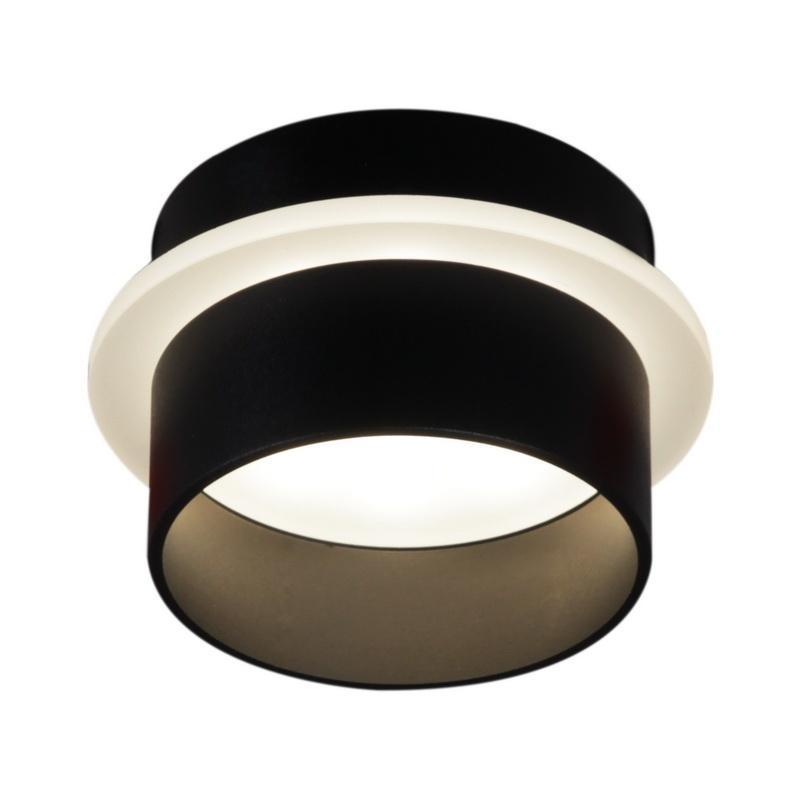 Светильник Точечный светильник Reluce 16075-9.5-001QR SMD BK черный металл