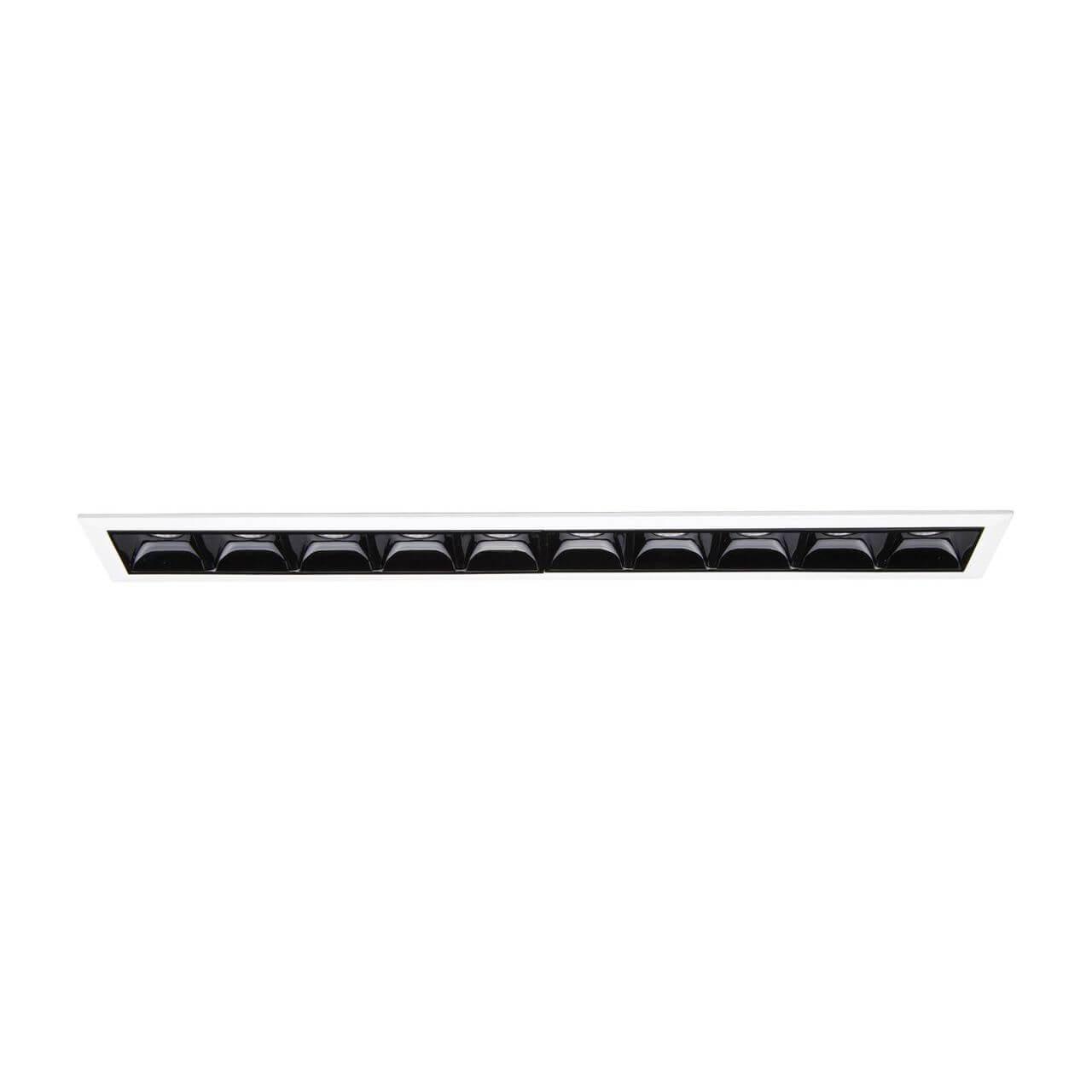 Светильник Встраиваемый светодиодный светильник Ideal Lux Lika Trim черный пластик