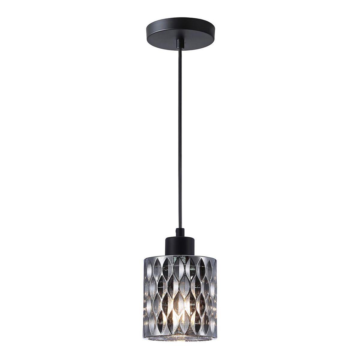 Подвесные светильник Светильник 466 1S Dark Smoky серый стекло