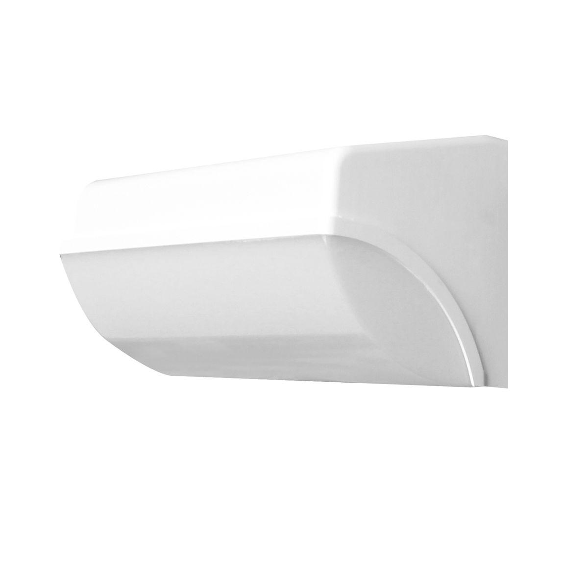 Уличное освещение Уличный нвстенный светодиодный светильник Escada 30002W / 01LED WH белый пластик