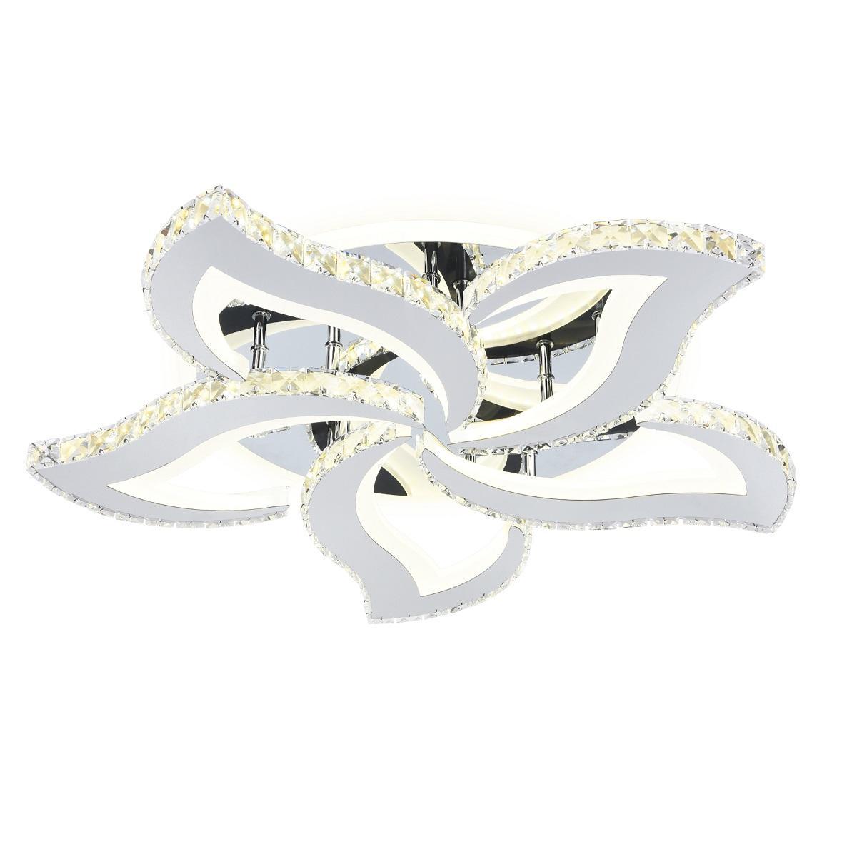 Потолочная люстра Потолочная светодиодная люстра Ambrella light Acrylica Ice хром металл