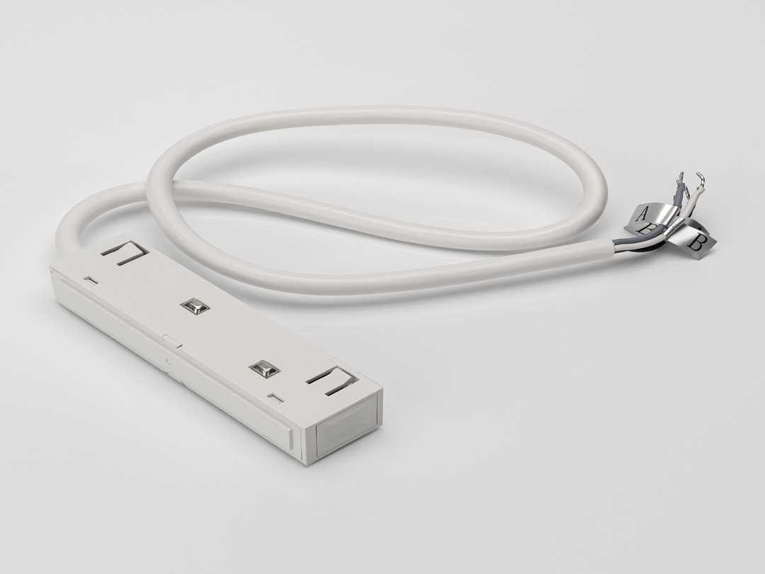 Трековые систем Коннектор LUMKER SY-LINK-CN1-WH 013576 белый металл