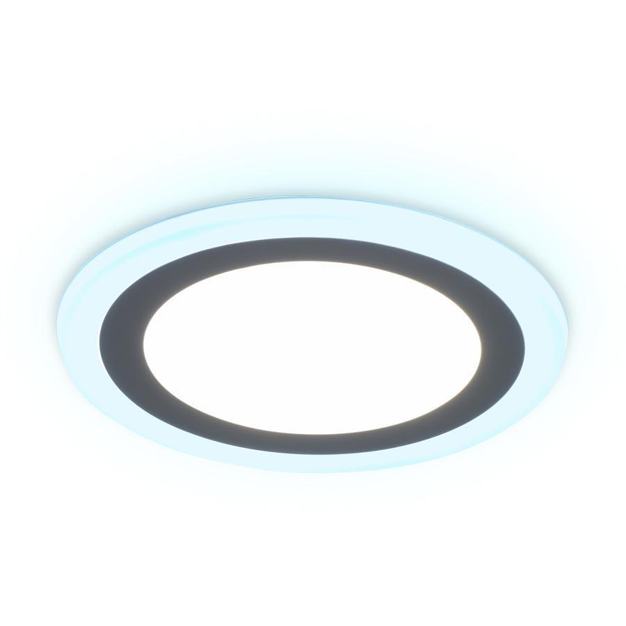 Офисное освещение Встраиваемый светодиодный светильник Ambrella light Downlight DCR368 белый пластик