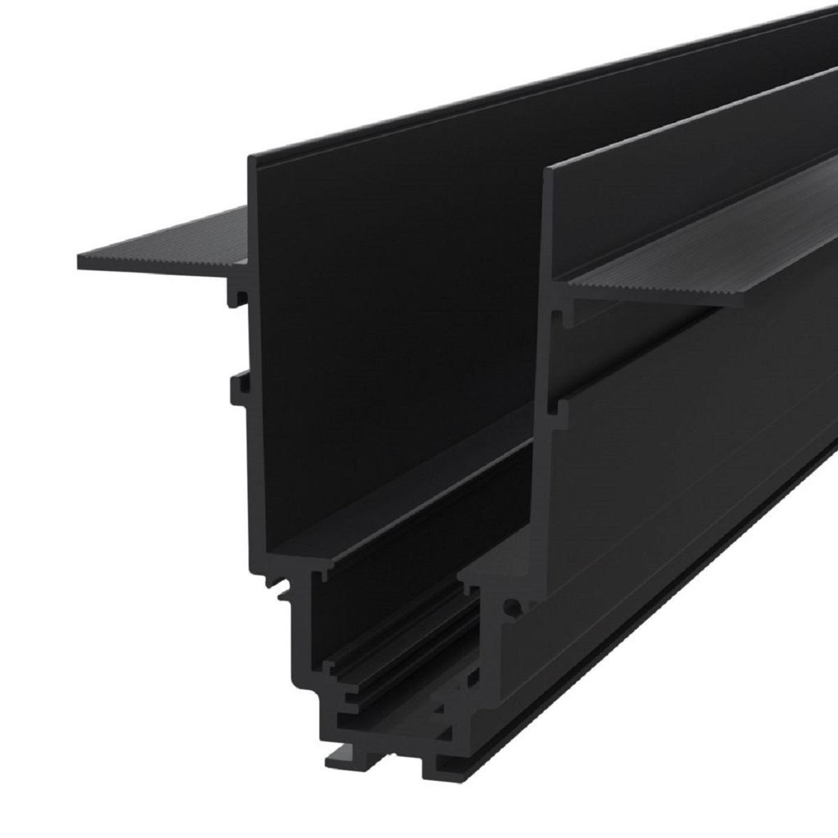 Трековые систем Шинопровод магнитный однофазный Maytoni Busbar trunkings Gravity TRX010-423B черный металл