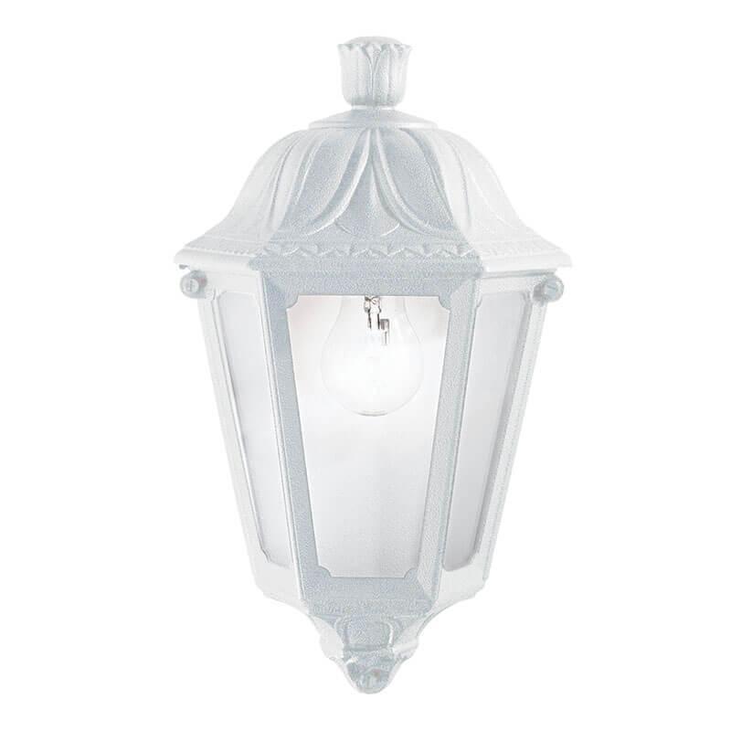 Уличное освещение Уличный настенный светильник Ideal Lux Anna AP1 Small Bianco 120430 белый металл