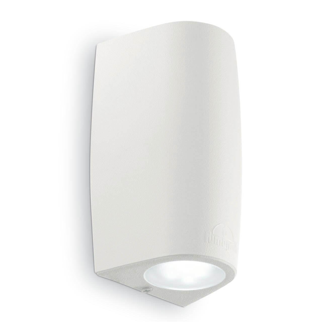Уличное освещение Уличный настенный светильник Ideal Lux Keope Ap2 Bianco 147772 белый пластик