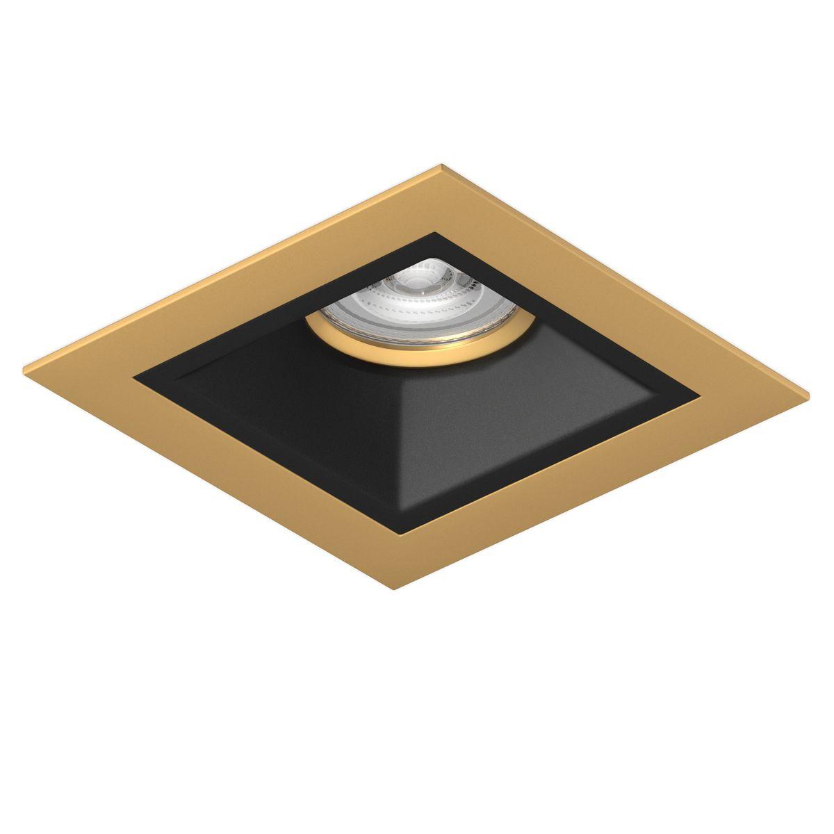 Светильник Комплект со светильником Lightstar Domino Quadro (214513+214507+214003) золото пластик