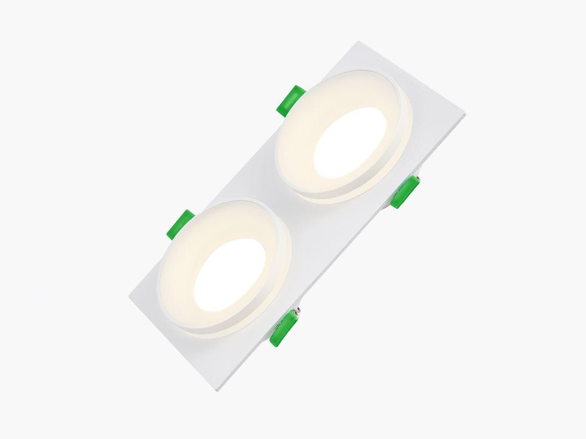 Светильник Встраиваемый светильник LEDS POWER GU-D, серия SPOT белый металл