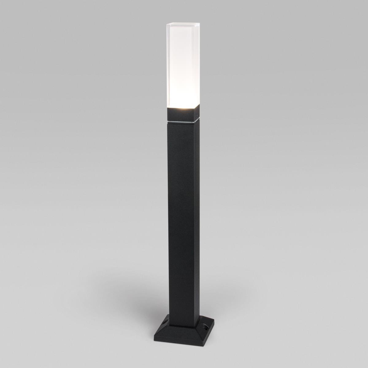 Уличное освещение Уличный светодиодный светильник Elektrostandard 1537 Techno Led чёрный a052860 черный пластик