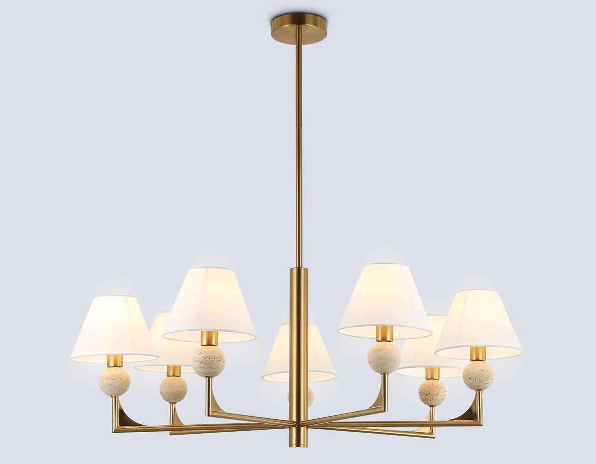 Люстры на штанге Люстра на штанге Ambrella light High light белый металл
