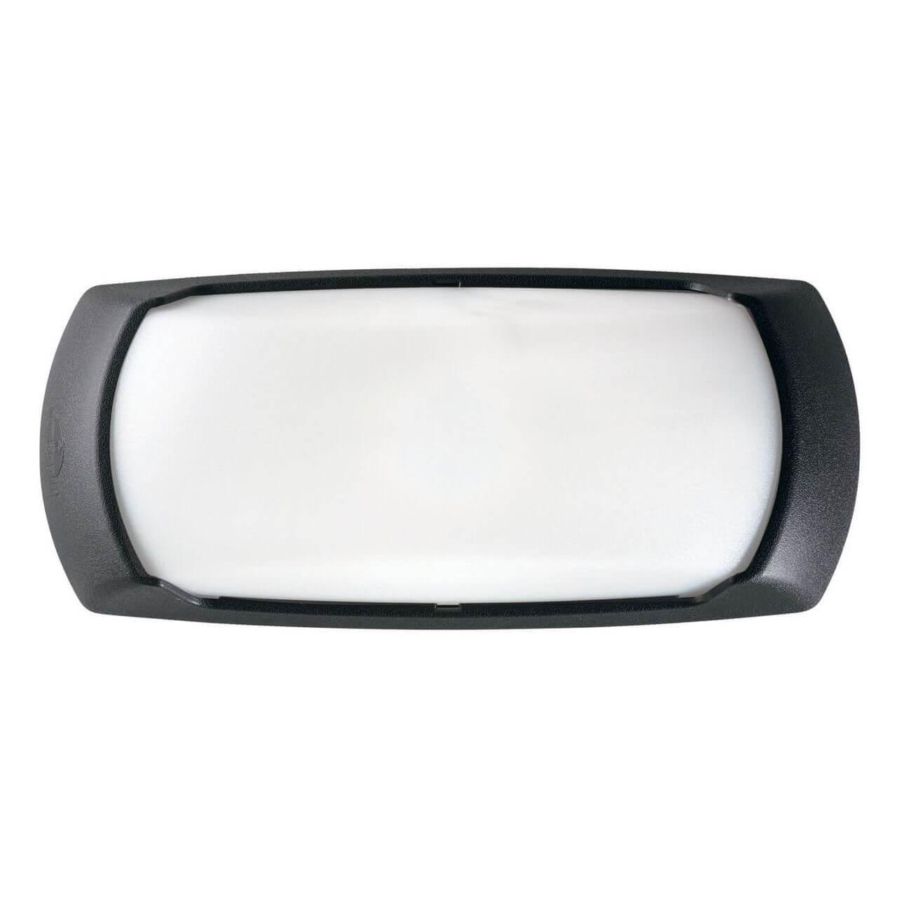 Уличное освещение Уличный настенный светильник Ideal Lux Francy-2 AP1 Nero 123783 черный пластик