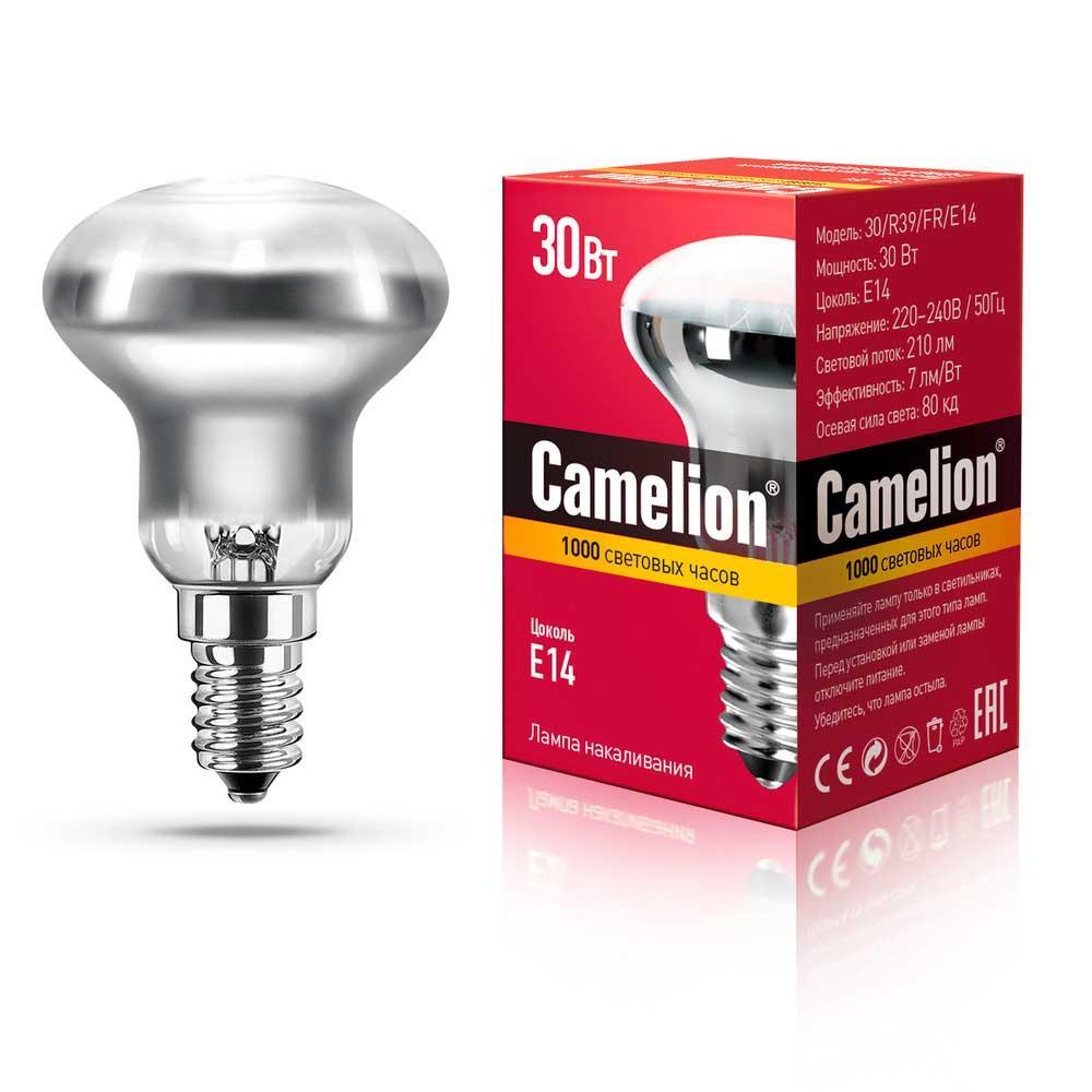 Лампочк Лампа накаливания Camelion 30 R39 FR