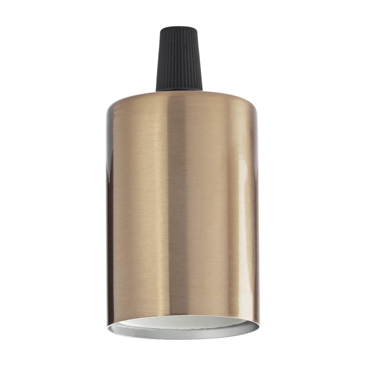 Комплектующие для освещения Патрон Ideal Lux Portalampada E27 Liscio Ottone Brunito 249247 латунь металл